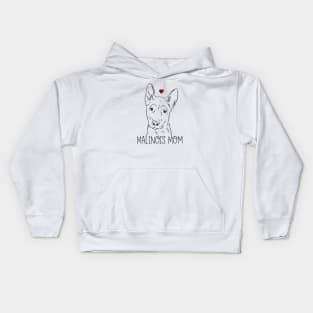 Malinois Mom, Malinois Lover, Belgian Malinois Kids Hoodie